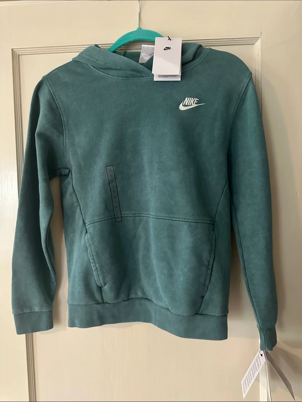Nike Boy Large Teal Hooded Sweatshirt